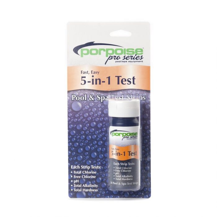 Porpoise Pro Series 5 Way Chlorine Test Strips