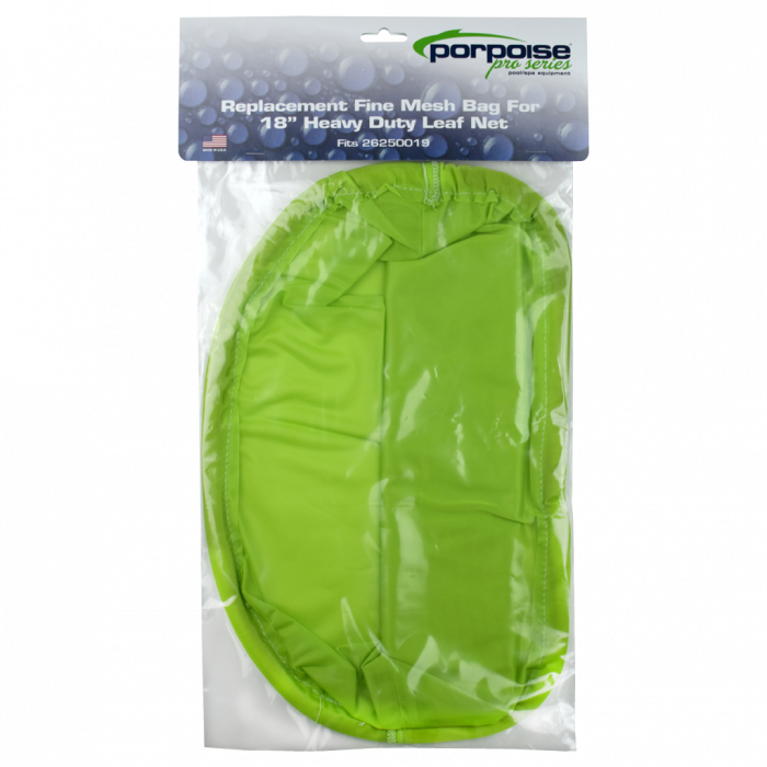 Replacement Fine Mesh Bag For Porpoise Pro Series 18 Heavy Duty Leaf Net
