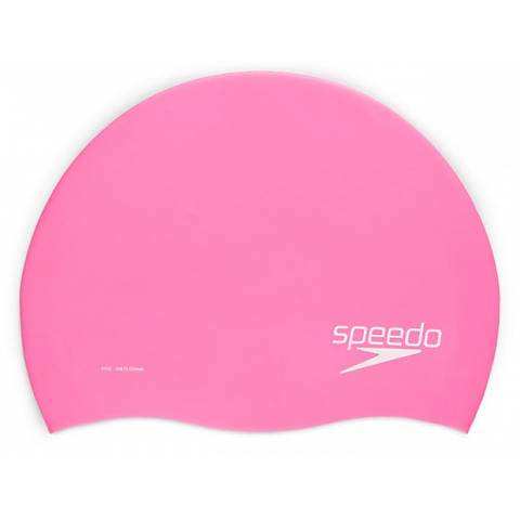 Speedo Silicone Swim Cap, Pink